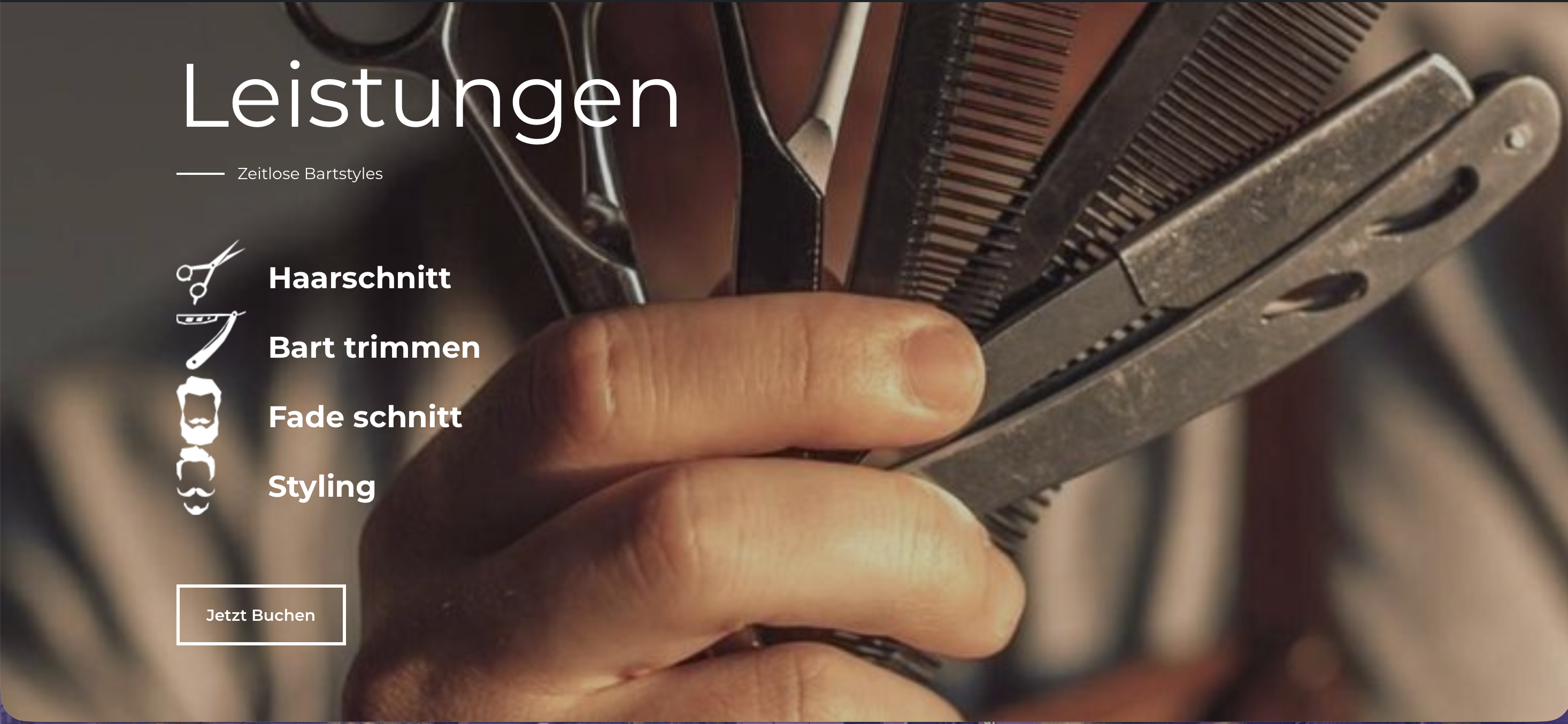 Barbershop Website uns