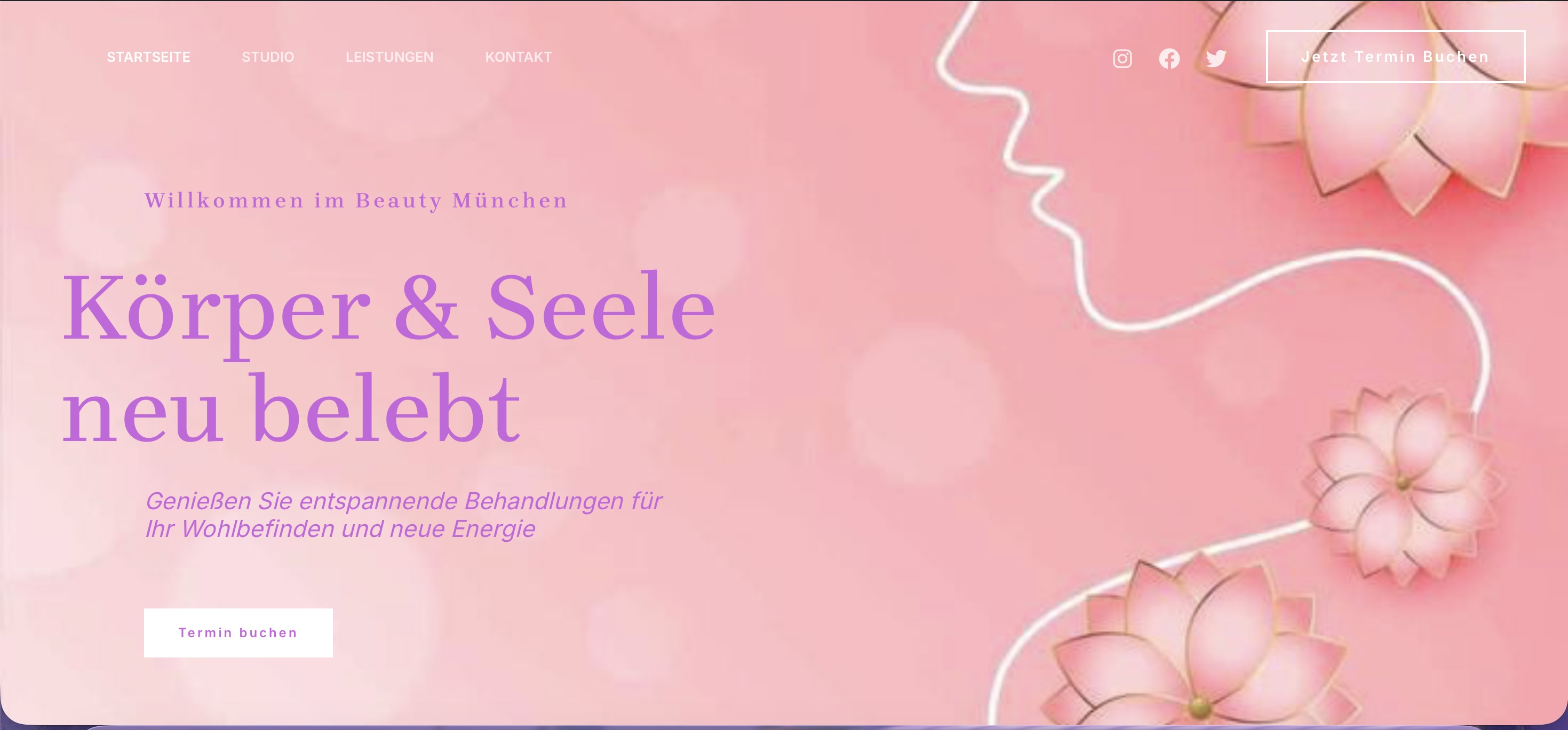 Beauty Studio Website