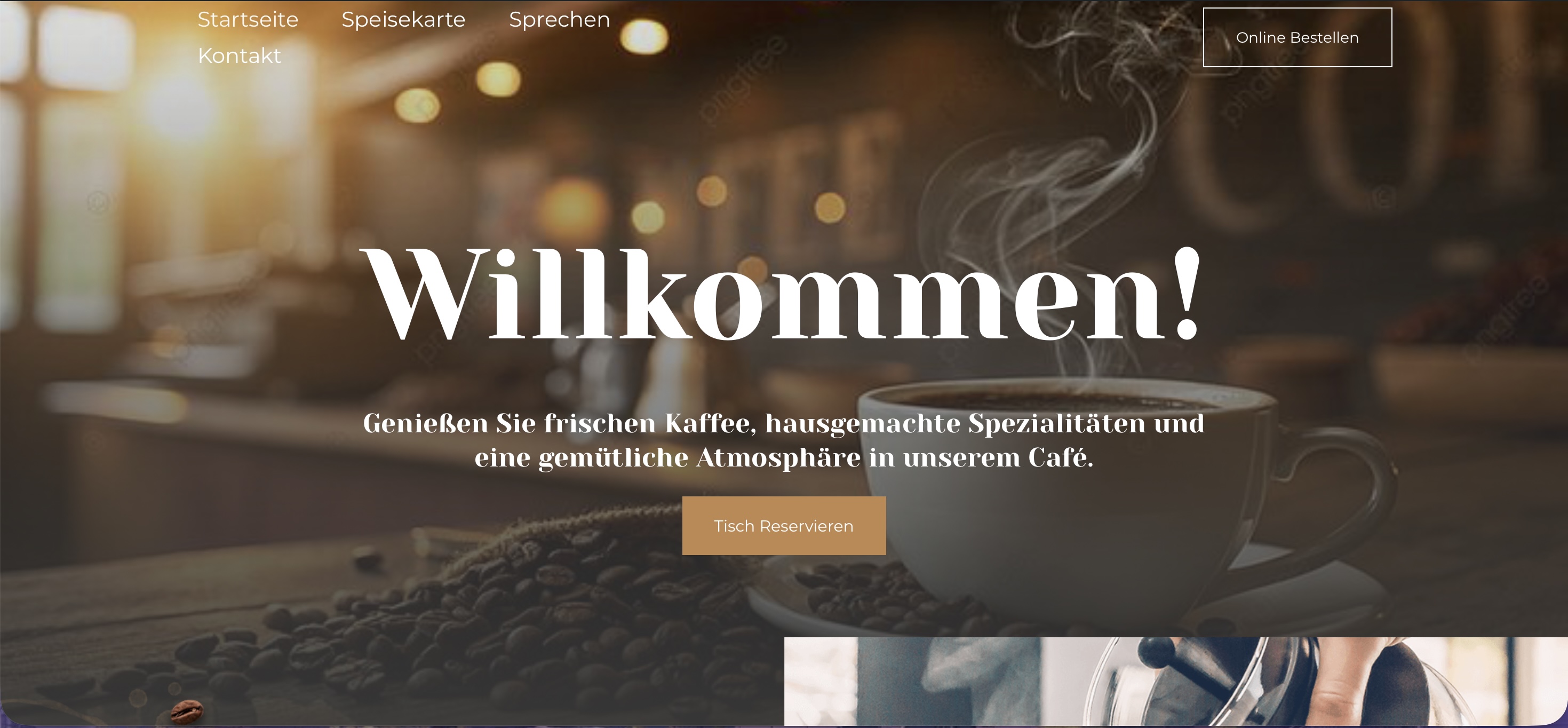 Café Website