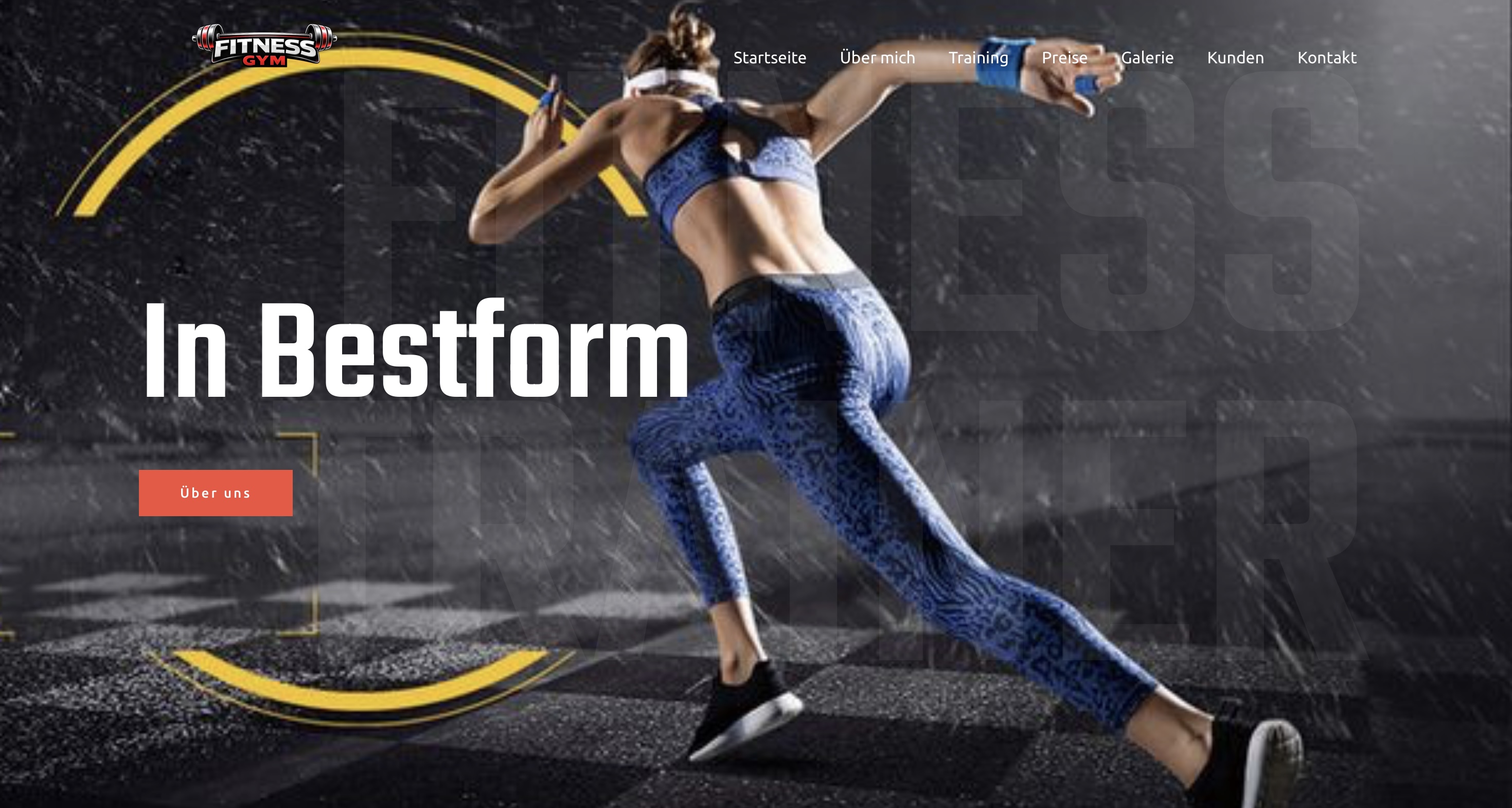 Fitness Website