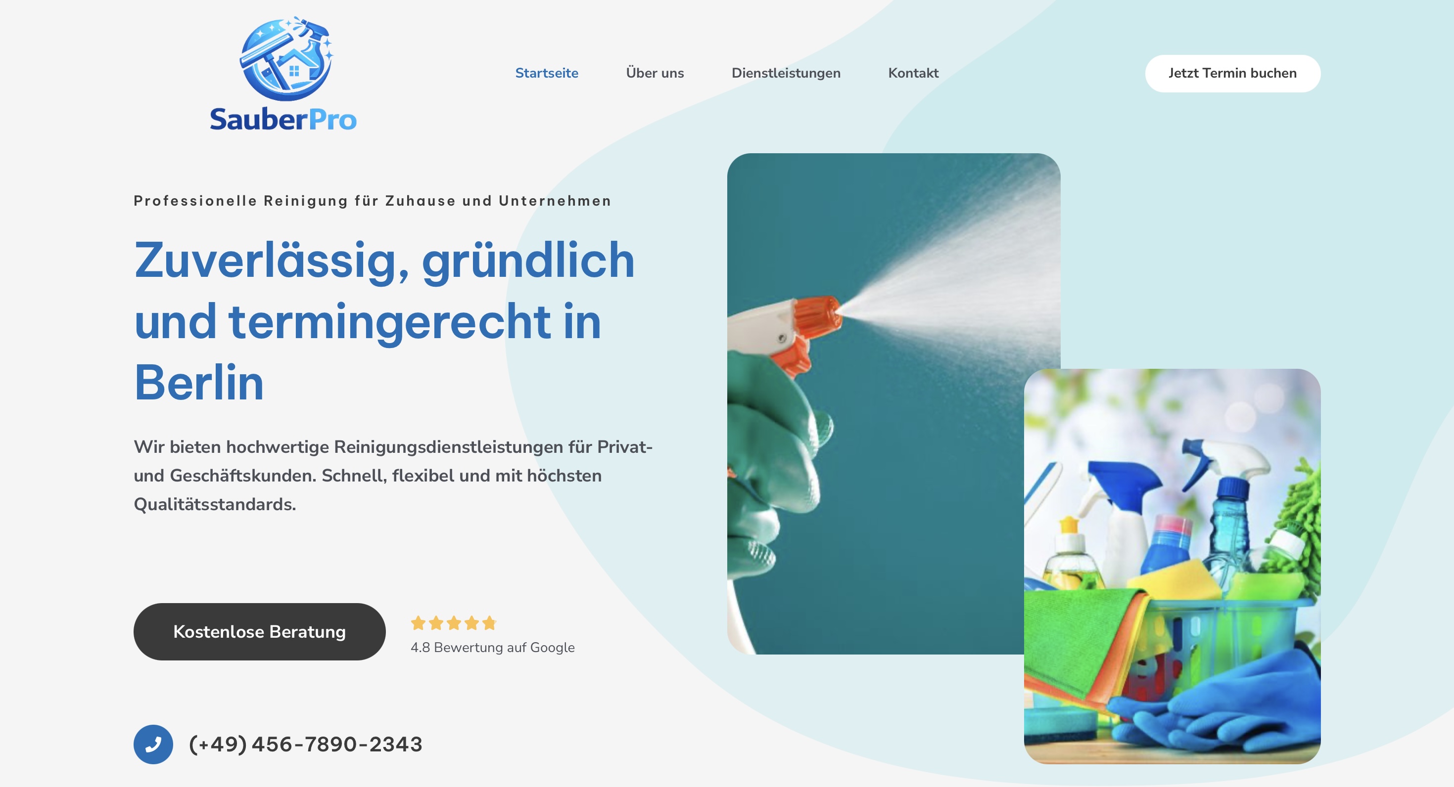 Reinigungsservice Website